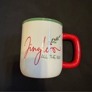 Jingle All The Way Holiday Mug - Red and Green